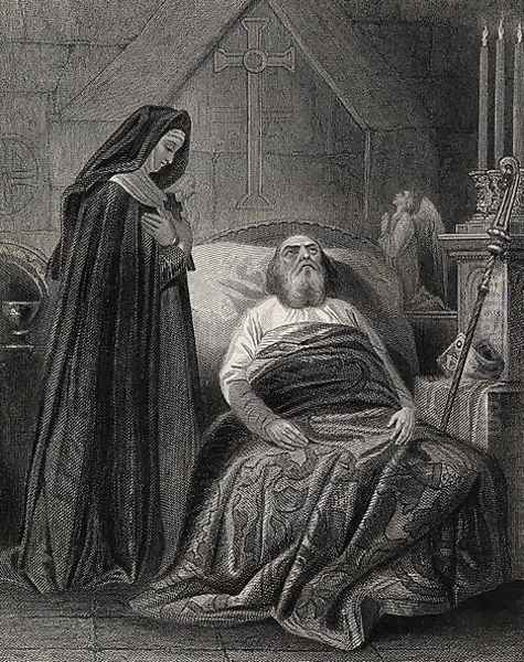 The Death of St. Patrick, engraved by J.Rogers - view 1