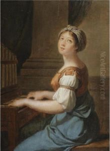 Saint Cecilia by Nicolas Andre Monsiau