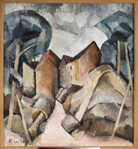 Landscape by Romuald Kamil Witkowski