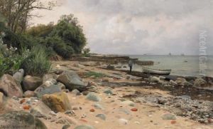 Summer Day In Kattegat by Peder Mork Monsted