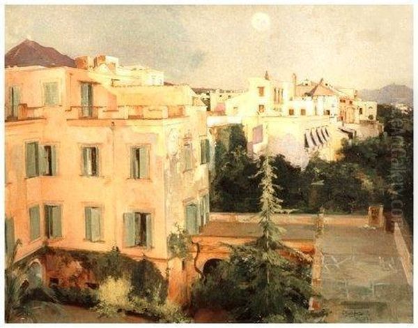 Paesaggio Urbano Con Vesuvio - view 1