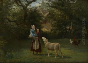 Les Enfants Et Le Mouton by Jules Montigny