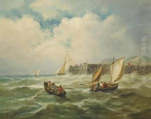 Coastal Craft Off A Jetty