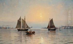 New York Harbor by Edward Moran