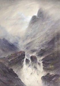 A raging torrent, Snowdonia