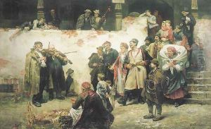 Traditional Custom by Wincenty Wodzinowski