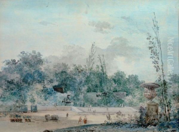 Une Paire De Vues Animees D'un Parc - view 1