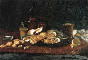 Still Life: Oysters on the Half Shell by Andrew John Henry Way