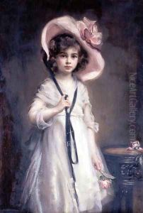 Portrait of Nancy, Daughter of Arthur Tooth by Mary Lemon Waller