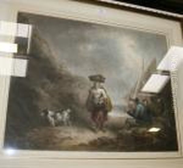 Fishermen On Shore - view 1