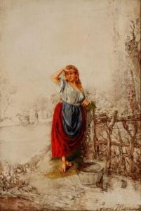 Country Maid by George Morland