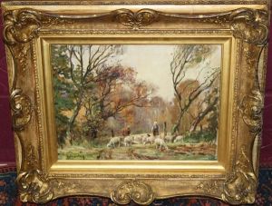 Wooded Landscape by Henry Morley