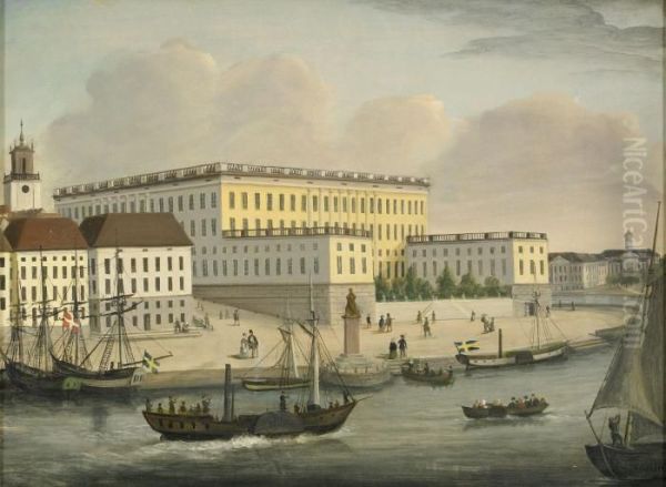 Vy Mot Stockholms Slott Fran Skeppsholmen - view 1