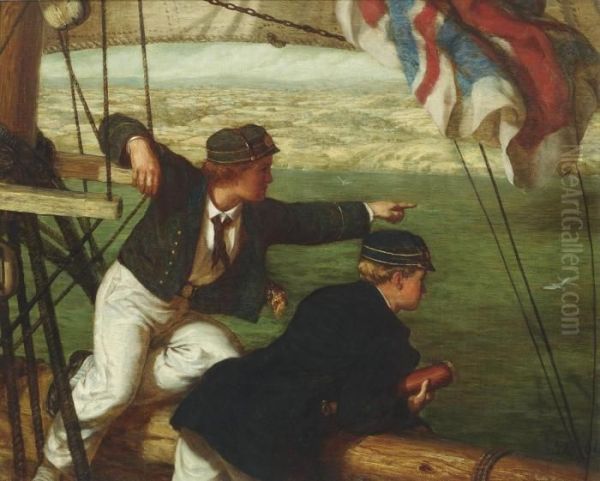 Two Young Midshipmen In Sight Of Home - view 1