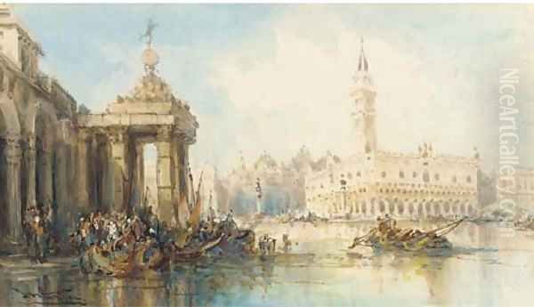 The Doge's Palace from the Dogana - view 1