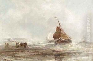 Waiting for the tide by Frank Wasley