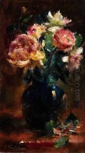 Roosjes by Frans Mortelmans