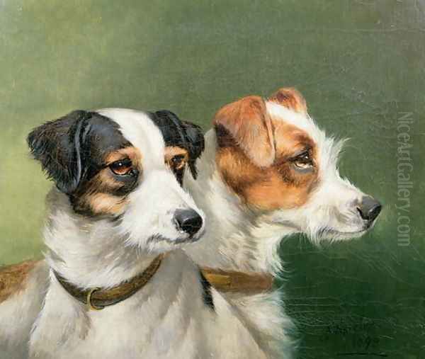Two Fox Terriers, 1898 - view 1