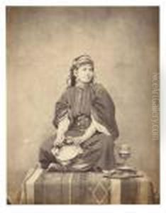 Musicienne by Felix Jacques Ant. Moulin