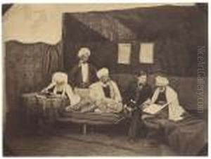 Les Amins Avec Monsieur Viguier by Felix Jacques Ant. Moulin