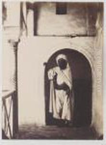 'porte Du Bureau Arabe', Algeria, Circa 1857 by Felix Jacques Ant. Moulin