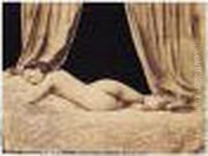 Reclining Nude, 'amelie' by Felix Jacques Ant. Moulin