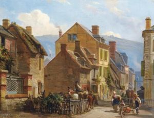 La Rue Des Rosiers A Trouville