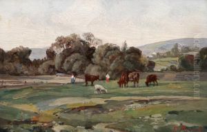 At Pasture by Frantisek Mrazek