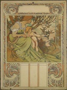 Las Ages De La Vie by Alphonse Maria Mucha
