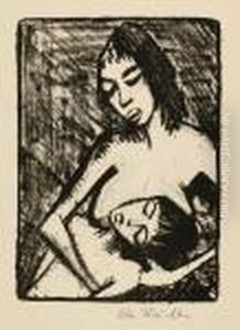 Mutter Und Kind. 2 (kleine Fassung) by Otto Mueller