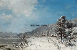 Vinterlandskap by Morten Muller