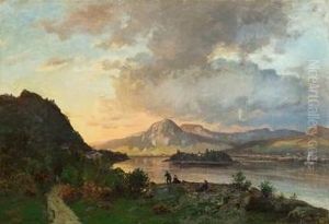 Folkeliv Ved Innsjo 1875