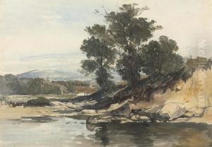 A Cottage Near Bettws-y-coed, North Wales by William James Muller