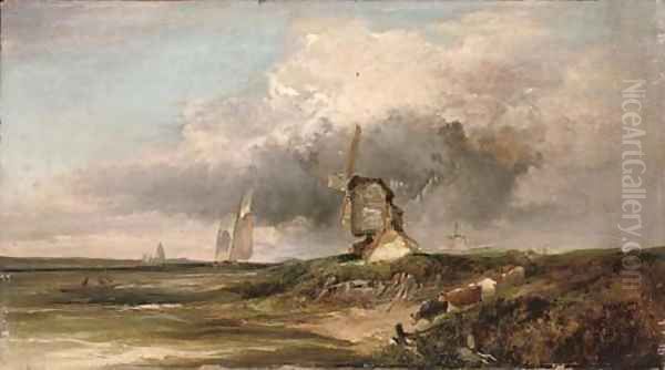 Old Mills on the Thames - view 1