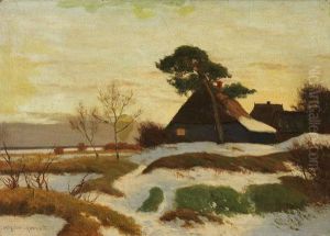 Winterlandschaft Bei Ahrenshoop