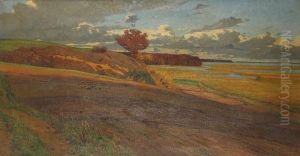Ruhende Felder, Landschaft Bei Ahrenshoop
