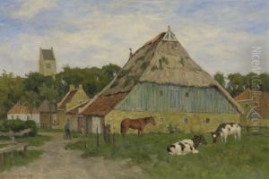 Dorfansicht by Paul Muller-Kaempff
