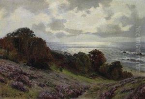 Coast Near Ahrenshoop. Signed Lower Left: P. Muller-kaempf