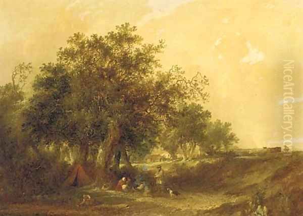 A gypsy encampment - view 1