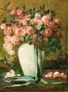 "rosenstrauss (bouquet Of Roses)" by Anton Muller-Wischin