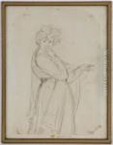 Portrait De Jeune Femme by Amelie Munier-Romilly