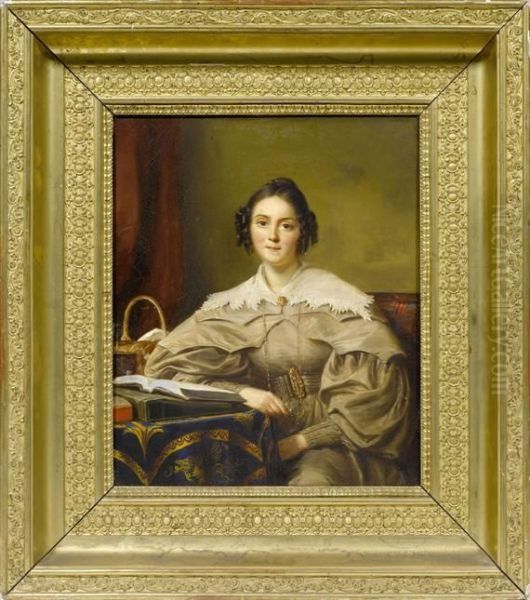 Portrait D'andrienne Constance Cheneviere Nee Bourdillon - view 1