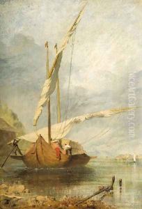 Coast Scene, 1851 by Henry Clarence Whaite
