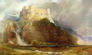 Harlech Castle: Four Square to all the winds that blow by Henry Clarence Whaite