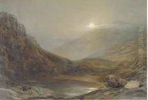 Moonrise, Llyn-Taryn, North Wales