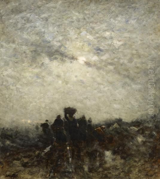 Returning Home By Moonlight - view 1