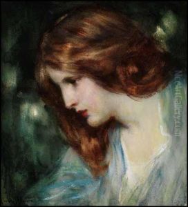 Portrait Of A Young Woman by Laura Adeline Muntz-Lyall