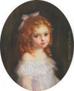 Portrait Of A Young Girl by Laura Adeline Muntz-Lyall