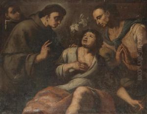 Kristus Lamnar Sina Foraldrar by Bartolome Esteban Murillo