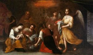 Birth Of The Virgin by Bartolome Esteban Murillo